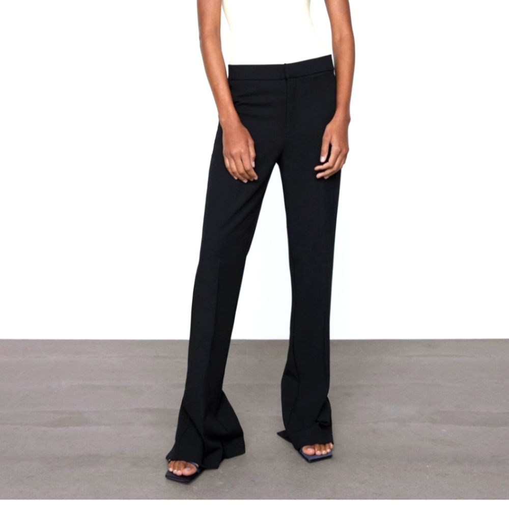 Zara Pants with Vented Hem